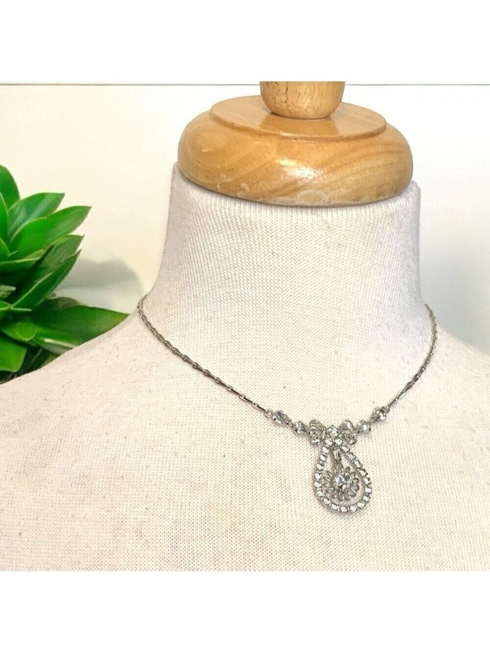 Vintage Art Deco LIND GAL Sterling Silver 16 Inch Necklace